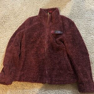 Burgundy jacket